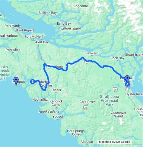 campbell river maps google.